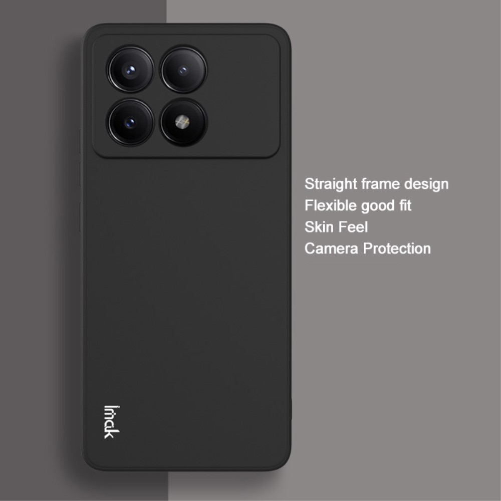 Coque Frosted TPU Xiaomi Poco X6 Pro, Black