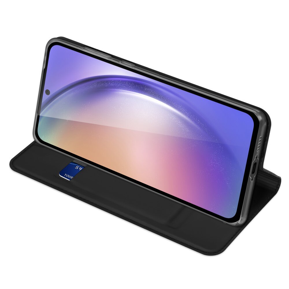 Étui portefeuille Skin Pro Series Samsung Galaxy A55, Noir