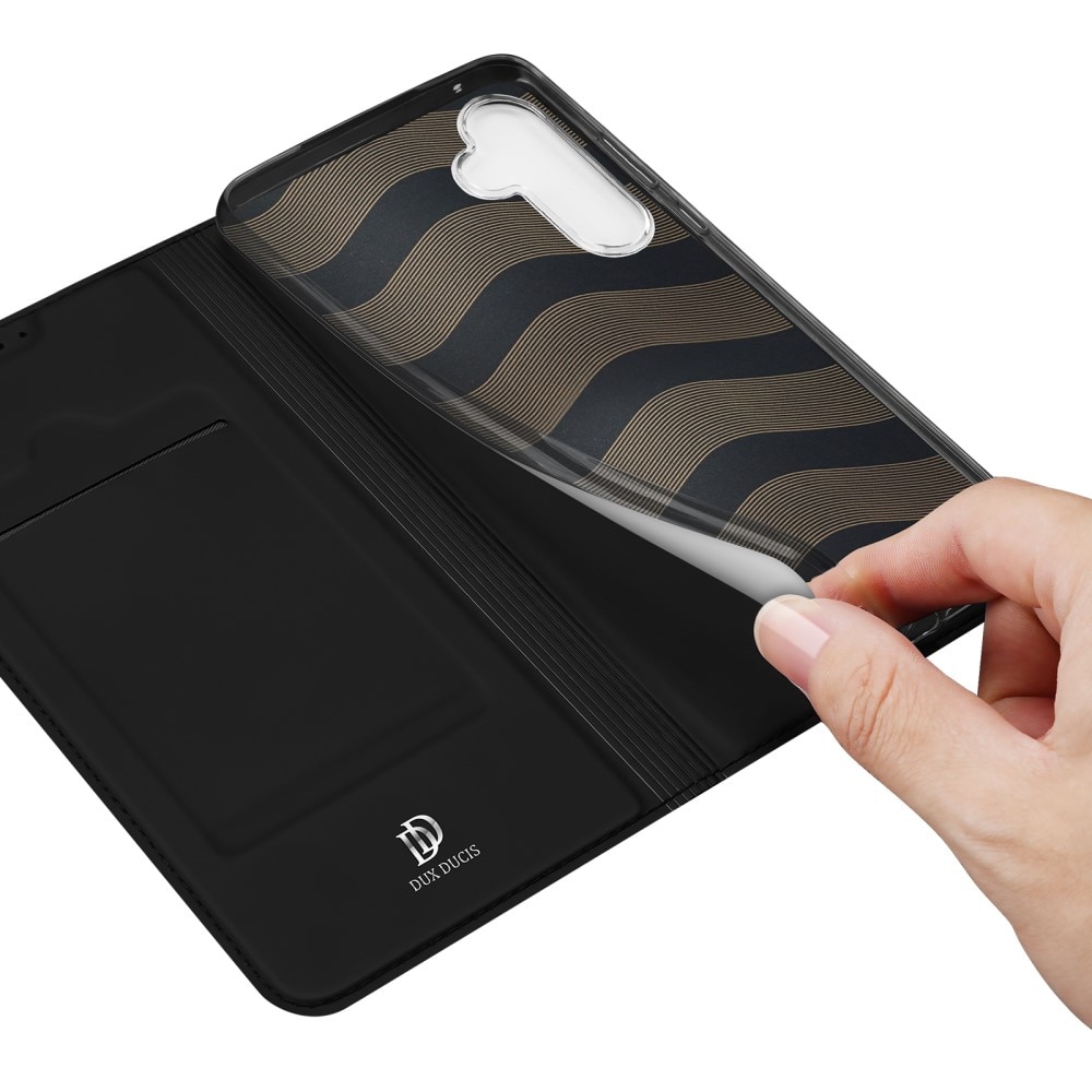 Étui portefeuille Skin Pro Series Samsung Galaxy A55, Noir