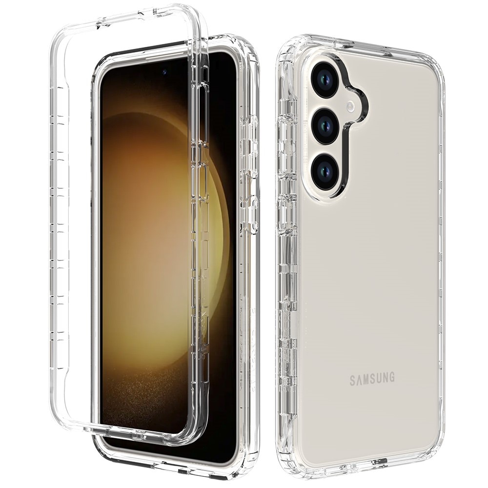 Coque de couverture complète Samsung Galaxy S24 Plus, transparent