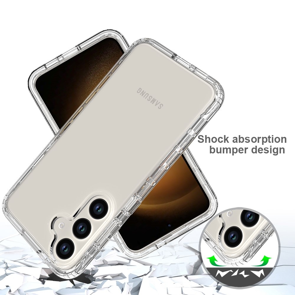 Coque de couverture complète Samsung Galaxy S24 Plus, transparent