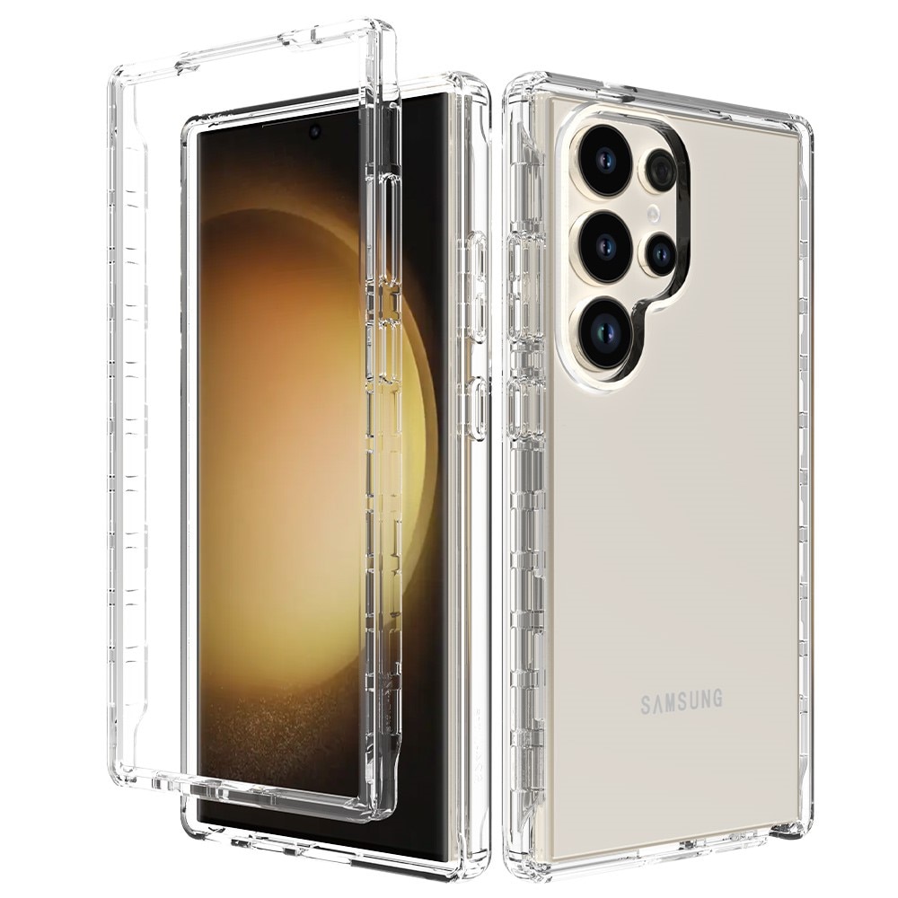 Coque de couverture complète Samsung Galaxy S24 Ultra, transparent