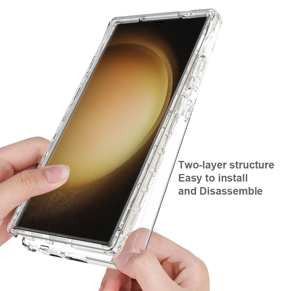 Coque de couverture complète Samsung Galaxy S24 Ultra, transparent