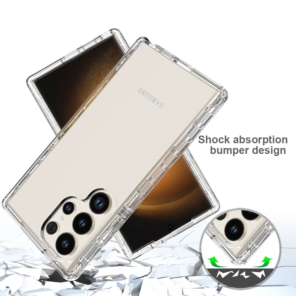 Coque de couverture complète Samsung Galaxy S24 Ultra, Transparent