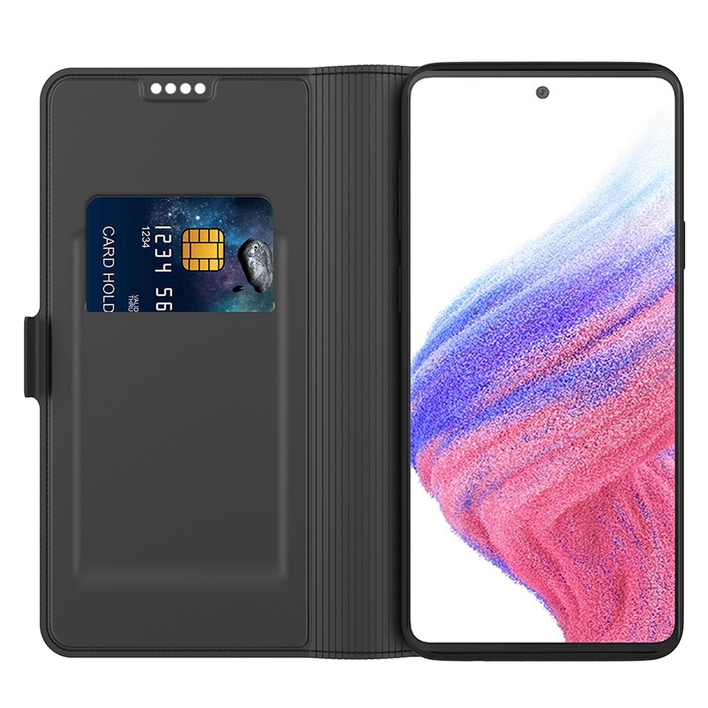 Étui portefeuille Slim Card Wallet Samsung Galaxy A25, noir