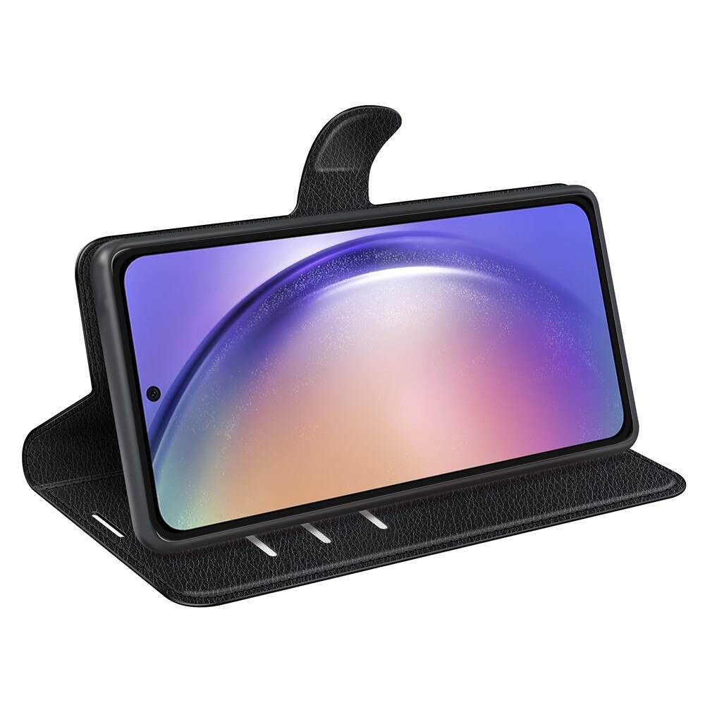 Coque portefeuille Samsung Galaxy A55, Noir