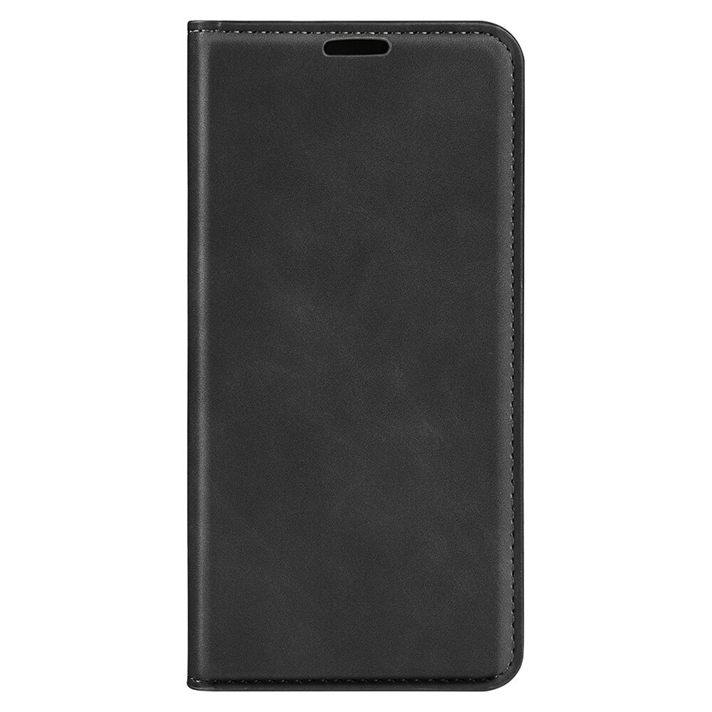 Coque portefeuille mince Samsung Galaxy A55, noir