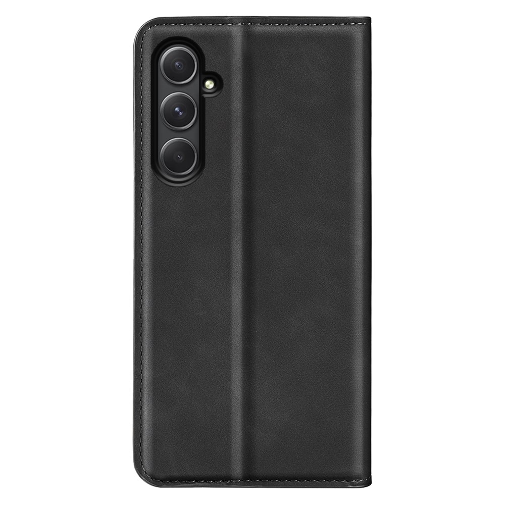 Coque portefeuille mince Samsung Galaxy A55, noir