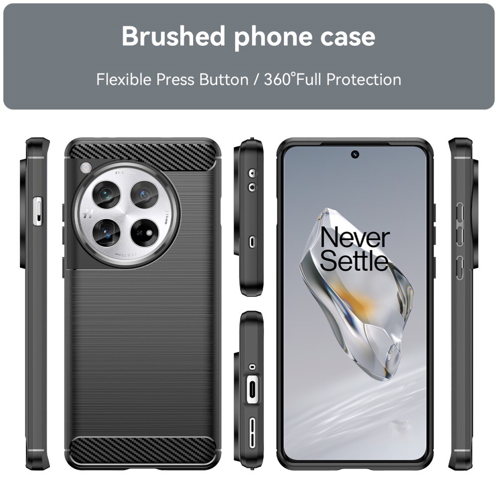 Coque TPU Brushed  OnePlus 12, [FÄRG}