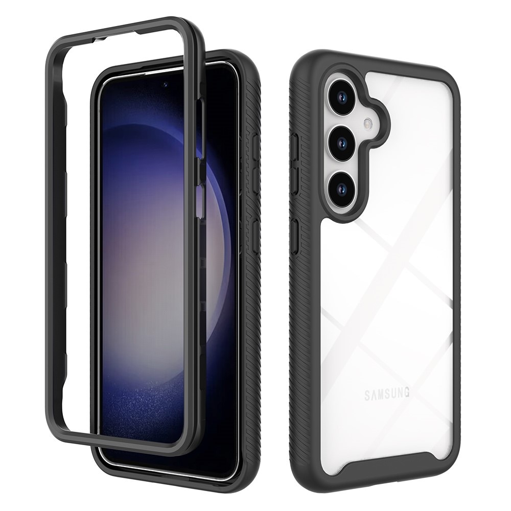 Coque de couverture complète Samsung Galaxy S24, Noir
