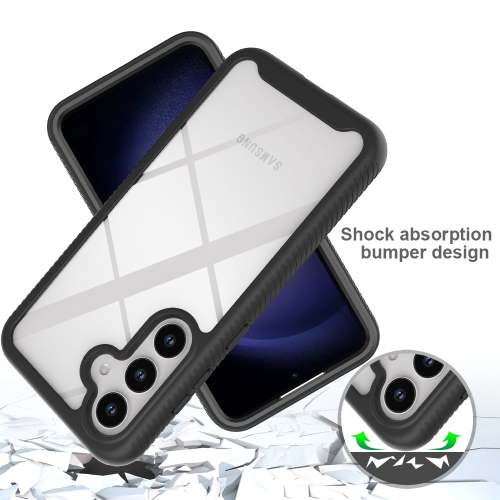 Coque de couverture complète Samsung Galaxy S24, Noir
