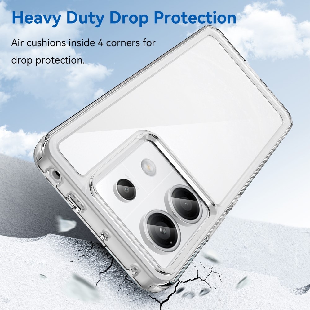 Coque Hybride Crystal Hybrid Xiaomi Redmi Note 13 Pro 5G, transparent