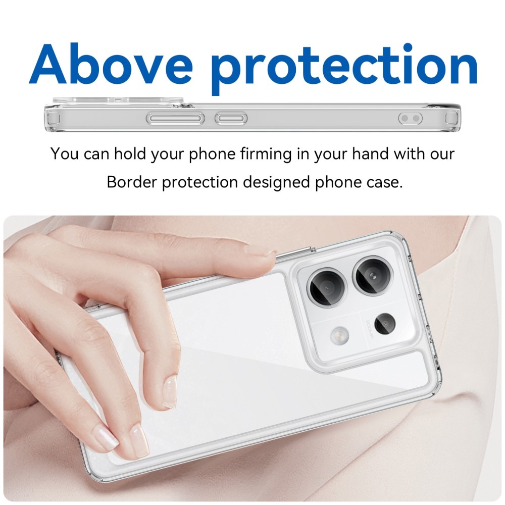 Coque Hybride Crystal Hybrid Xiaomi Redmi Note 13 Pro 5G, transparent