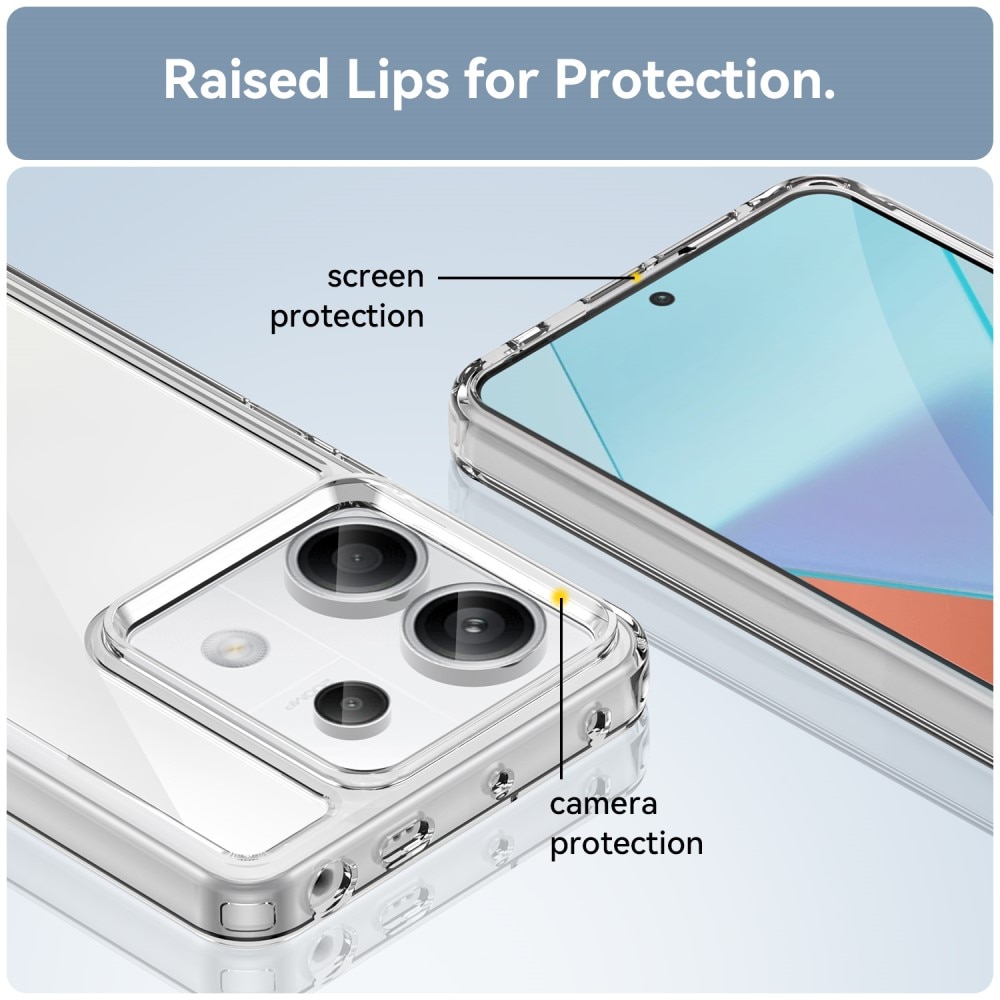 Coque Hybride Crystal Hybrid Xiaomi Redmi Note 13 Pro 5G, transparent