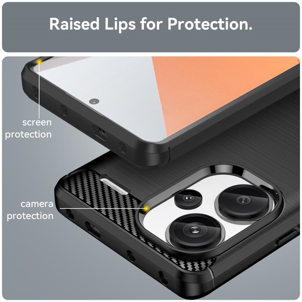 Coque TPU Brushed Xiaomi Redmi Note 13 Pro Plus, [FÄRG}