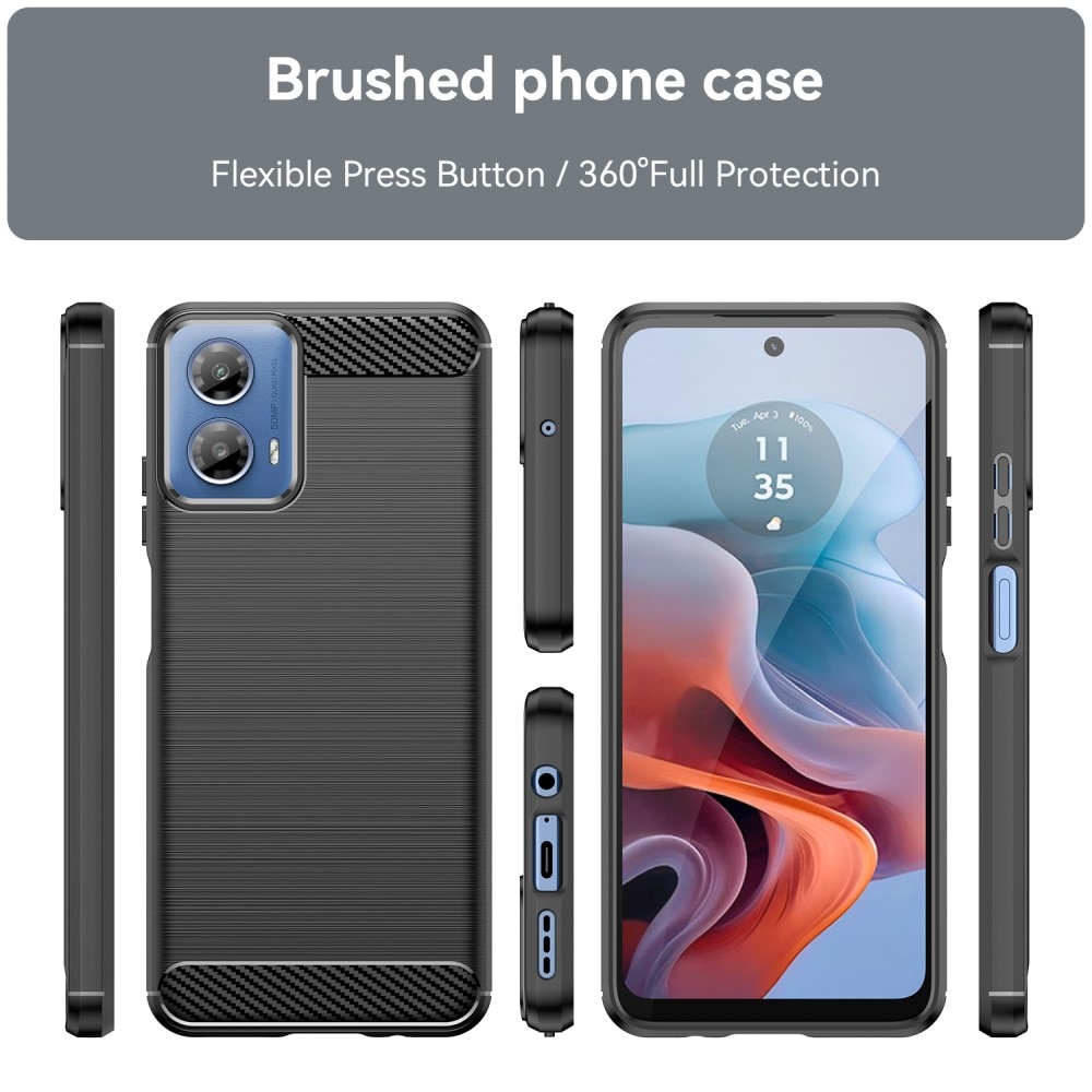 Coque TPU Brushed Motorola Moto G34, [FÄRG}