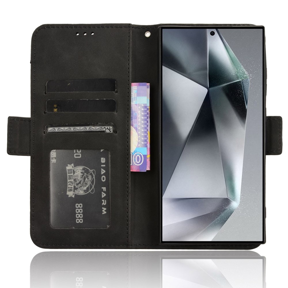 Étui portefeuille Multi Samsung Galaxy S25 Ultra, noir