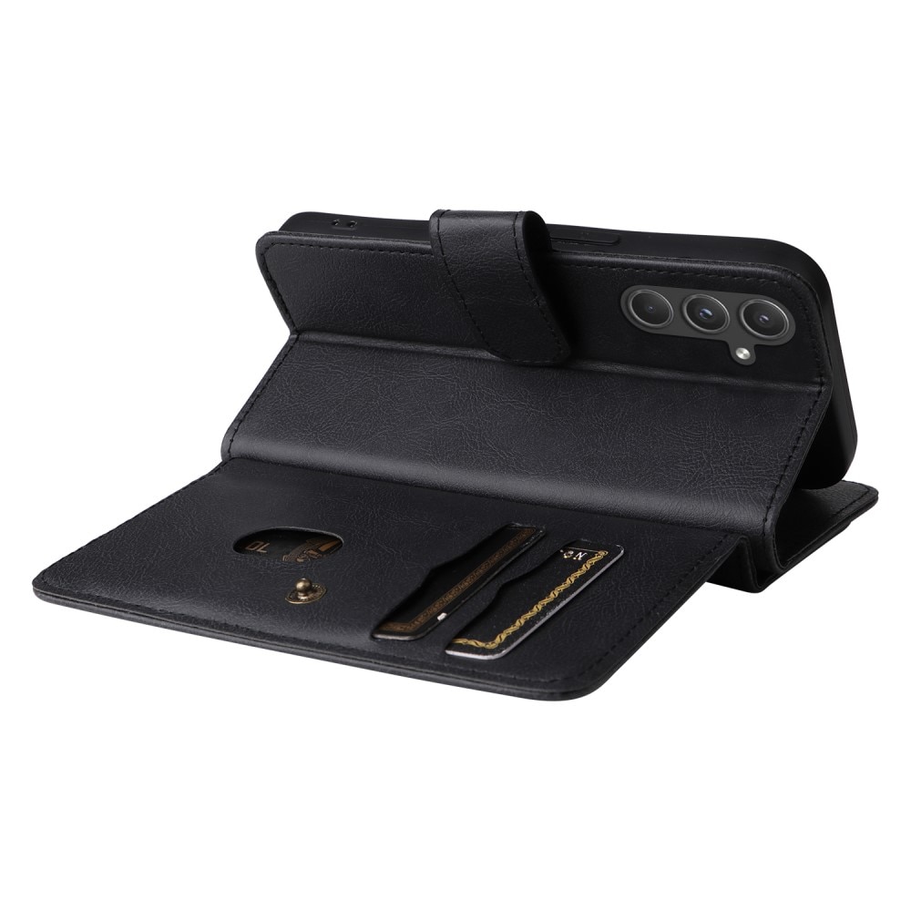 Coque portefeuille Multi-slot Samsung Galaxy A55, noir