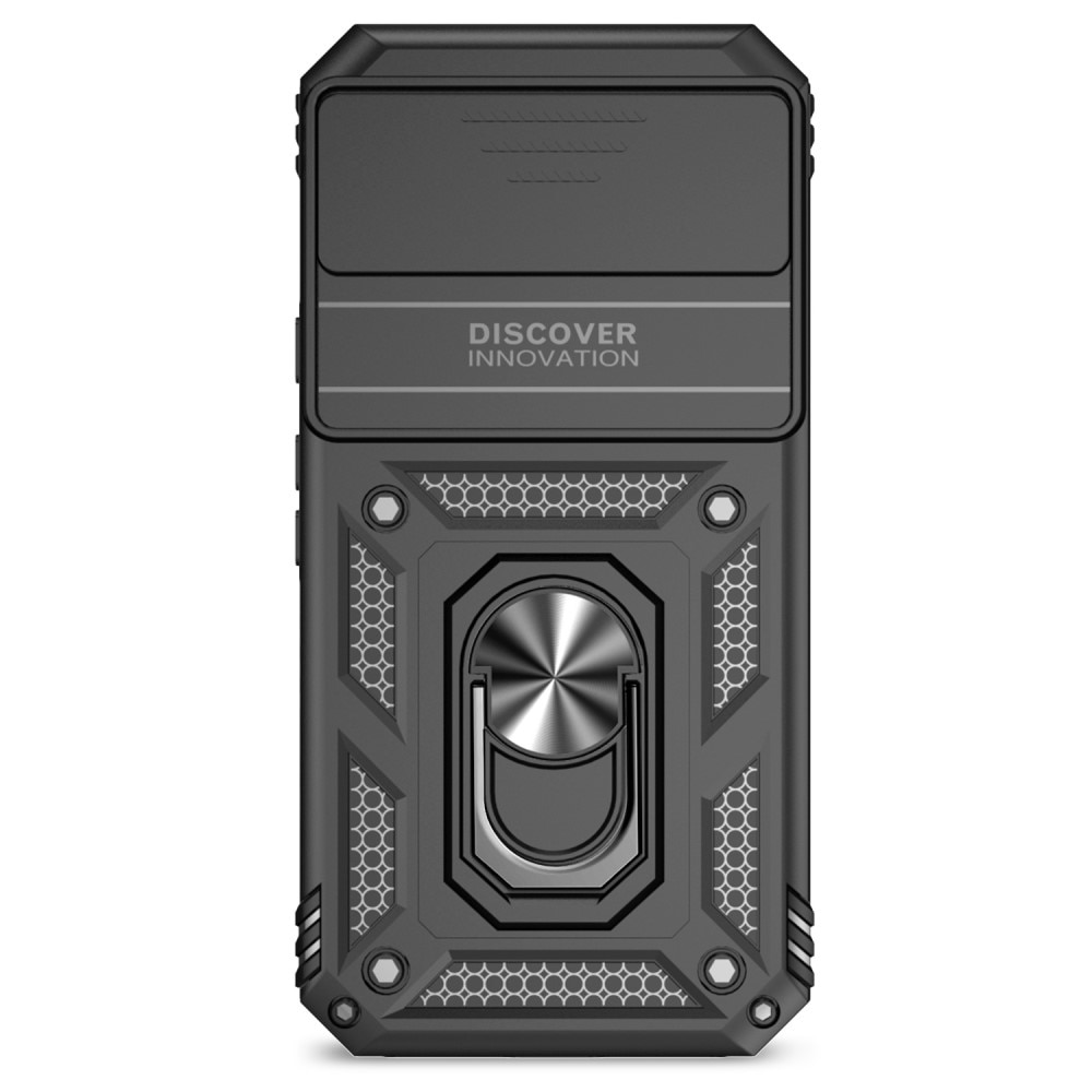 Coque Hybride Ring avec Protège Caméra Google Pixel 8a, Noir