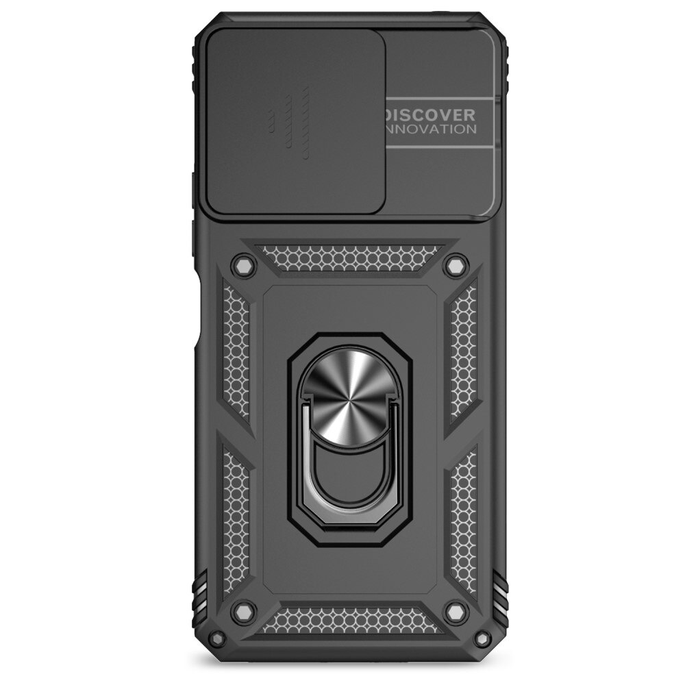 Coque Hybride Ring avec Protège Caméra Xiaomi Redmi 13C, Noir