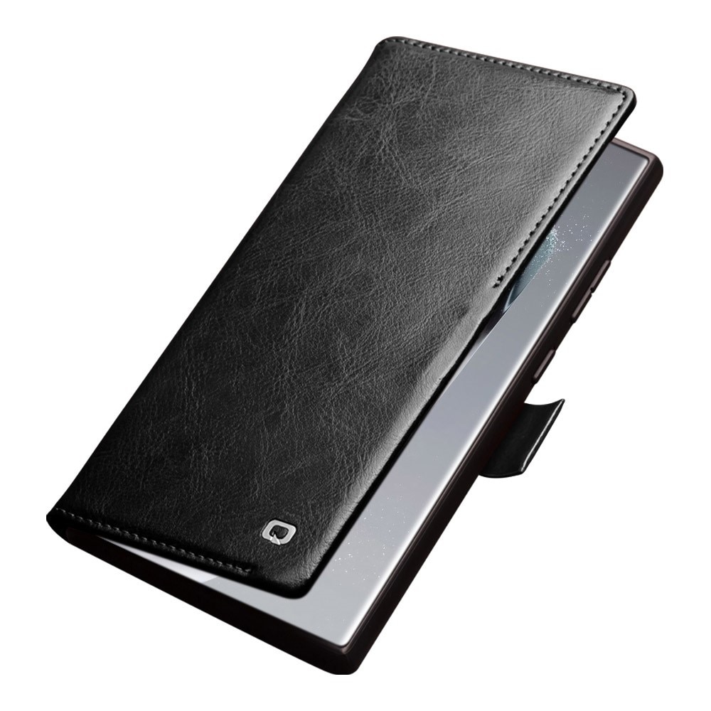 Leather Wallet Case Samsung Galaxy S24 Ultra, Black