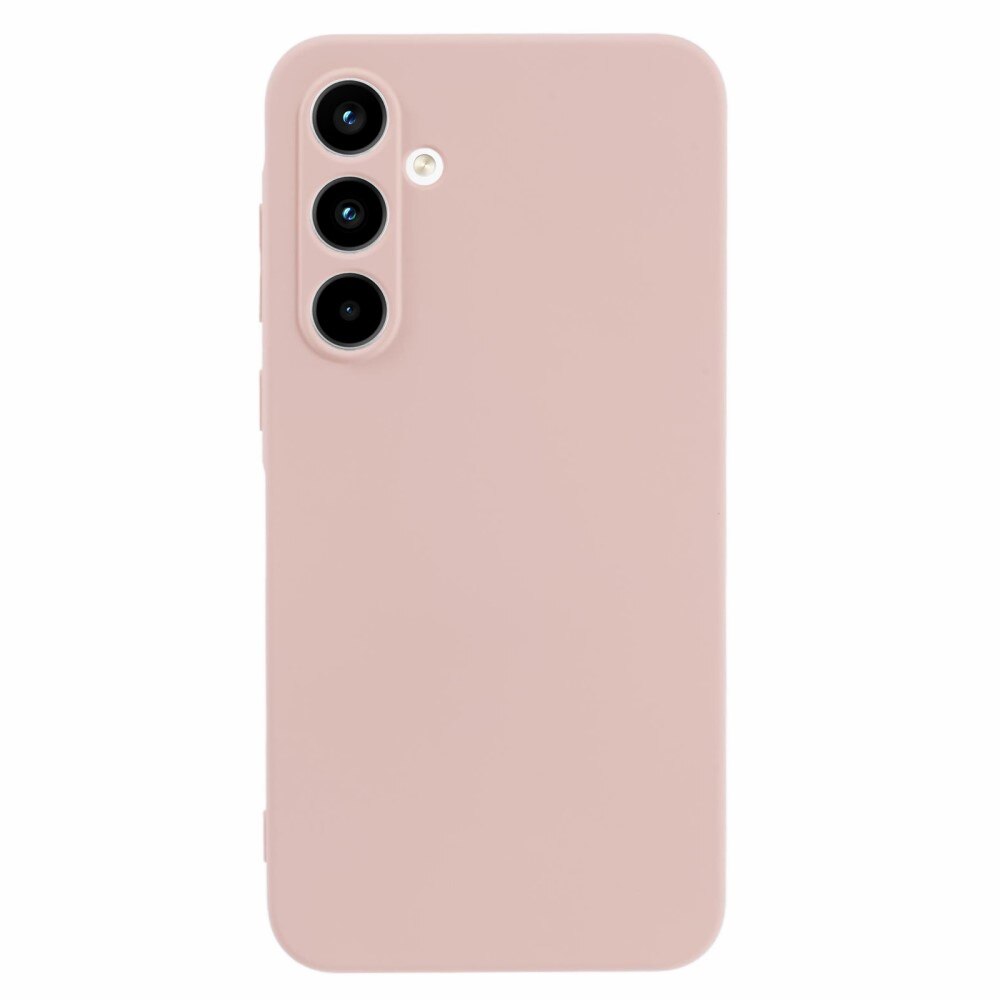 Coque TPU résistante aux chocs Samsung Galaxy A55, rose