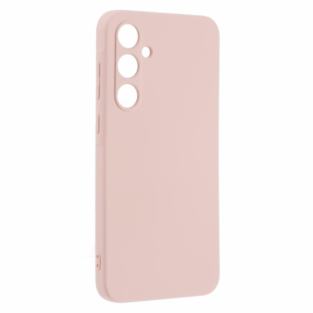 Coque TPU résistante aux chocs Samsung Galaxy A55, rose