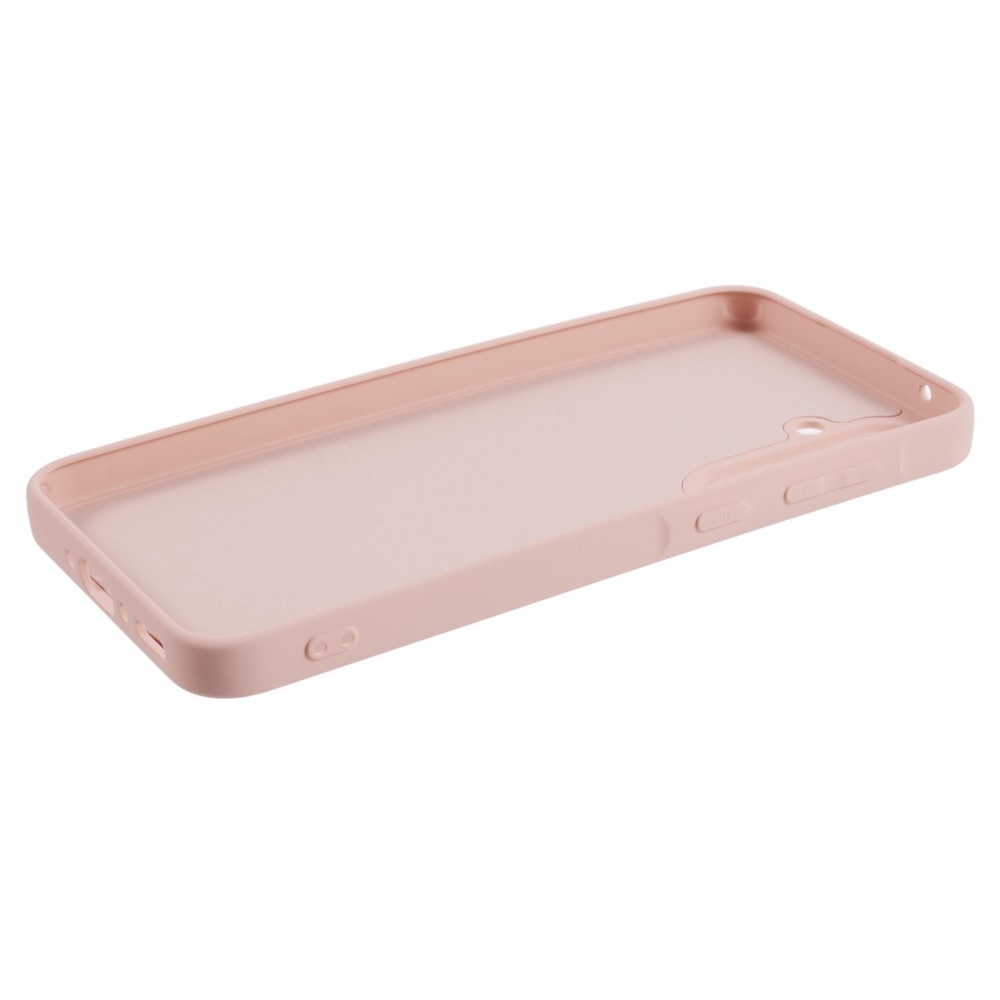 Coque TPU résistante aux chocs Samsung Galaxy A55, rose