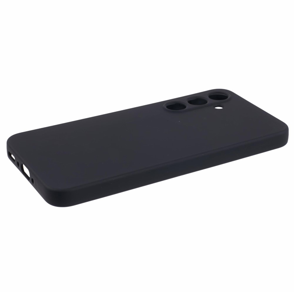 Coque TPU résistante aux chocs Samsung Galaxy A55, noir