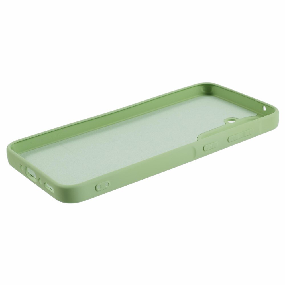 Coque TPU résistante aux chocs Samsung Galaxy A55, vert