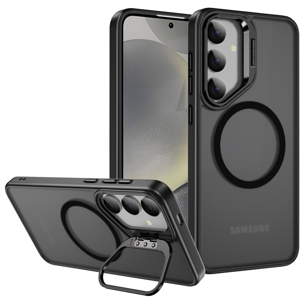Coque hybride Kickstand MagSafe pour Samsung Galaxy S24 Ultra, noir