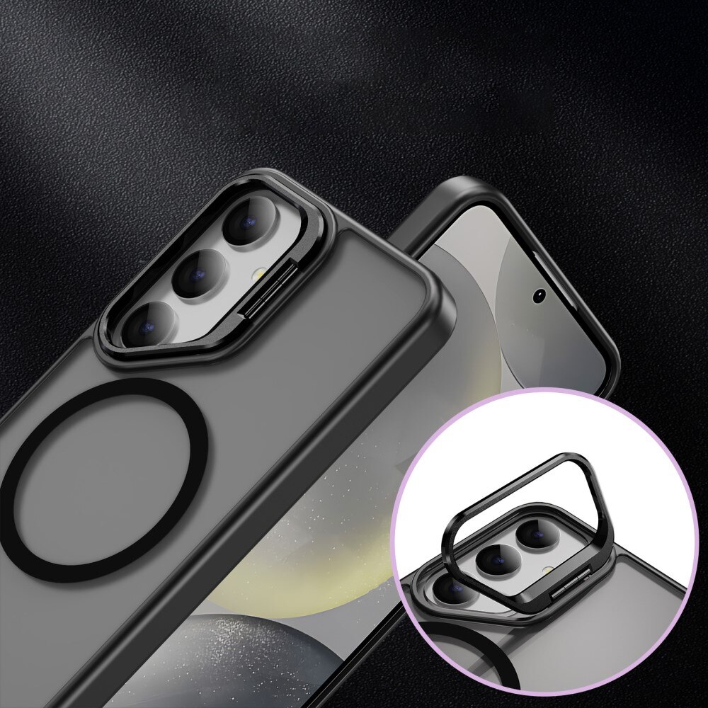 Coque hybride Kickstand MagSafe Samsung Galaxy S24 Ultra, Noir