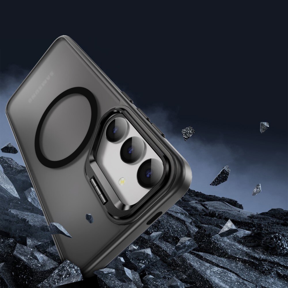 Coque hybride Kickstand MagSafe Samsung Galaxy S24 Ultra, Noir