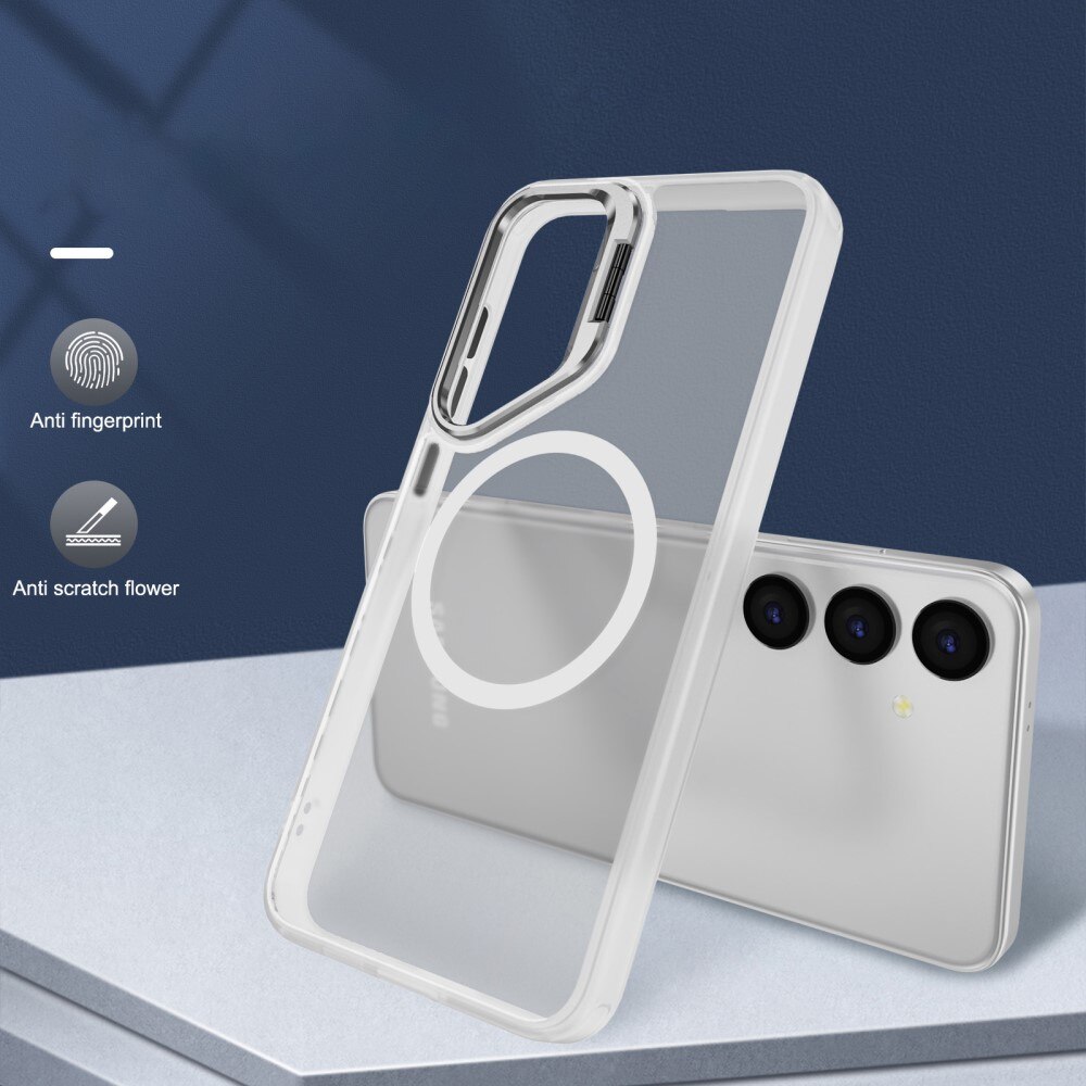 Coque hybride Kickstand MagSafe Samsung Galaxy S24 Ultra, Transparent
