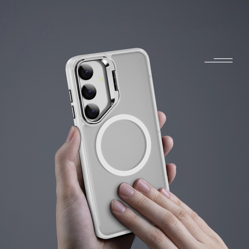 Coque hybride Kickstand MagSafe Samsung Galaxy S24 Ultra, Transparent