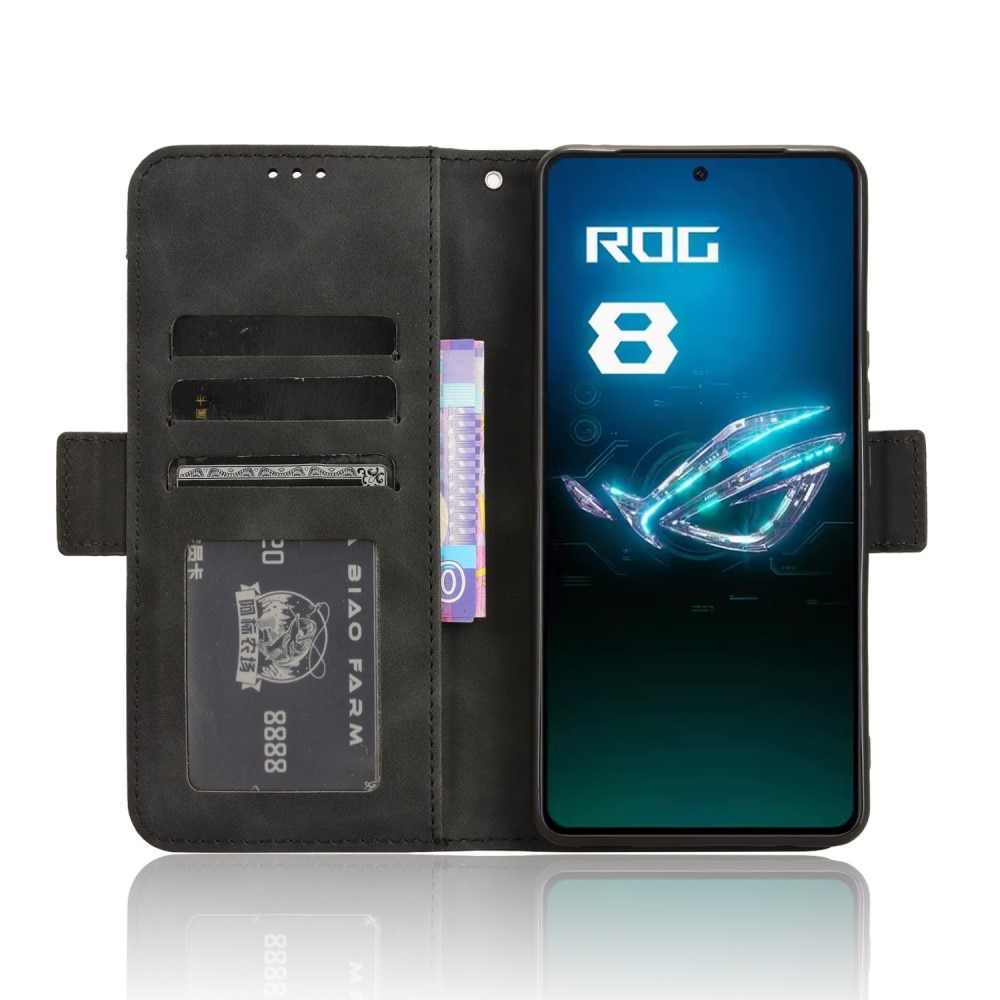 Étui portefeuille Multi Asus ROG Phone 8 Pro, noir