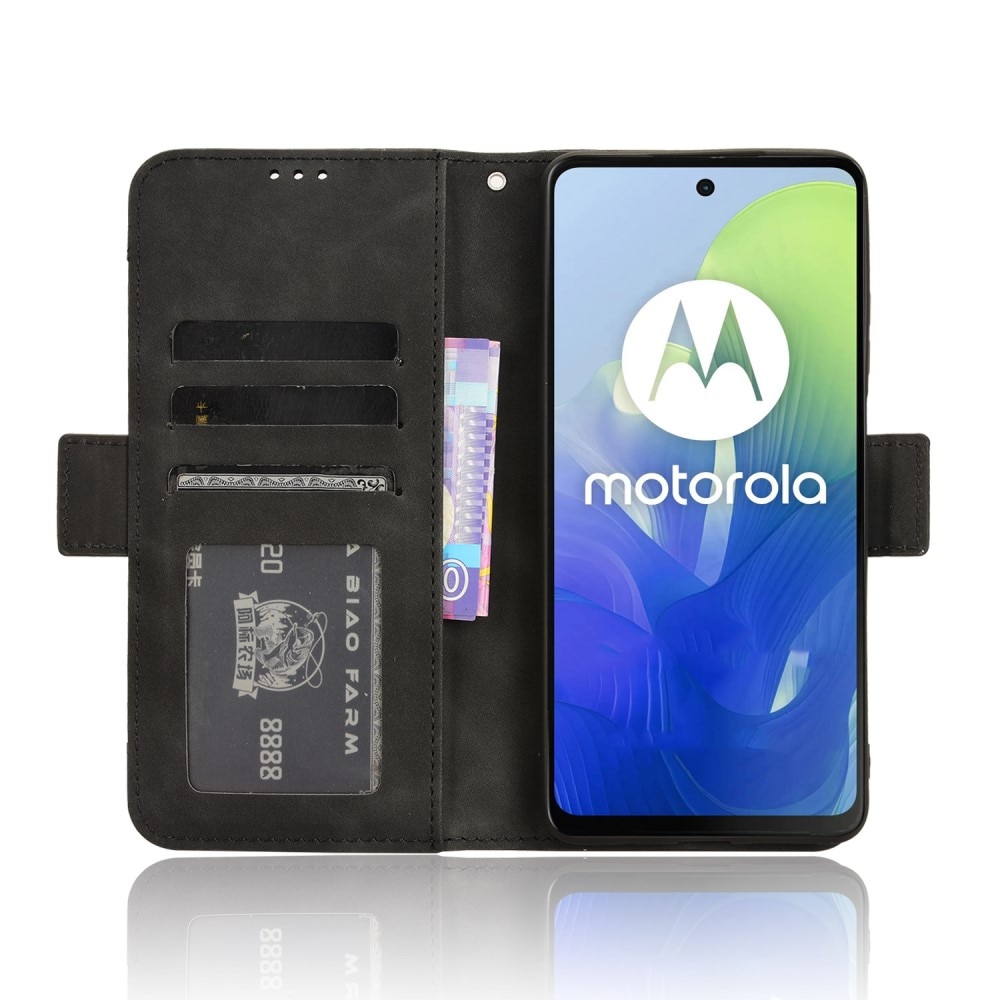 Étui portefeuille Multi Motorola Moto G04, noir