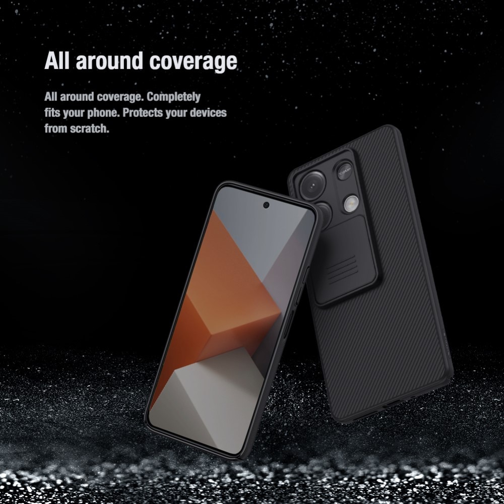 Coque CamShield Xiaomi Redmi Note 13, noir