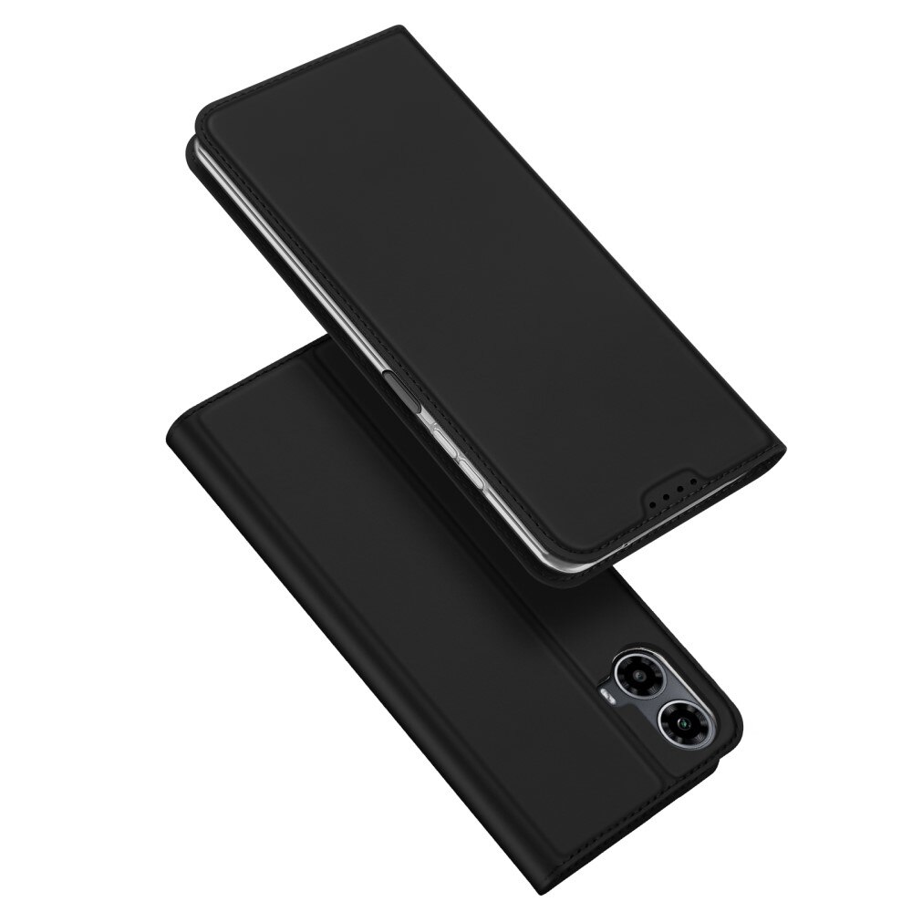 Étui portefeuille Skin Pro Series Motorola Moto G34, Noir