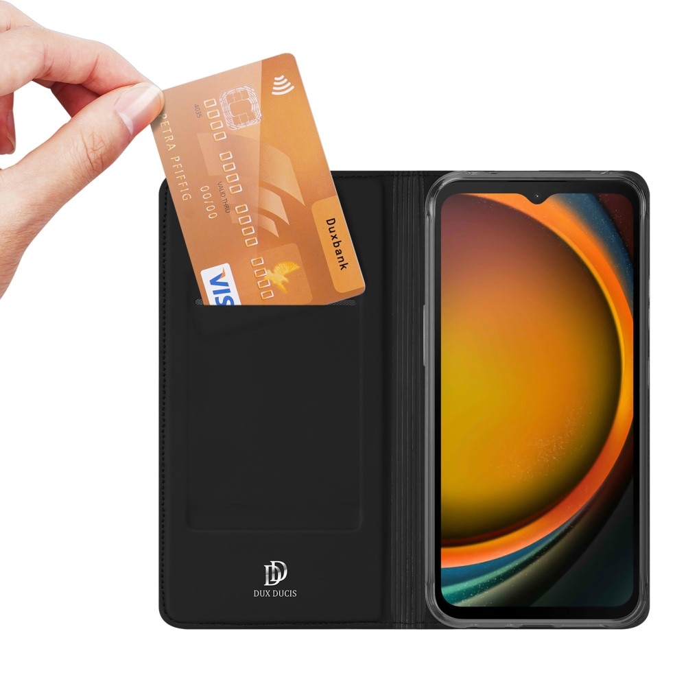 Étui portefeuille Skin Pro Series Samsung Galaxy Xcover 7, Noir
