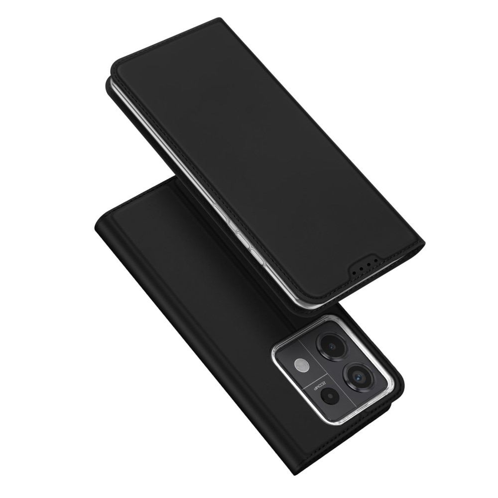 Étui portefeuille Skin Pro Series Xiaomi Redmi Note 13 Pro, Noir