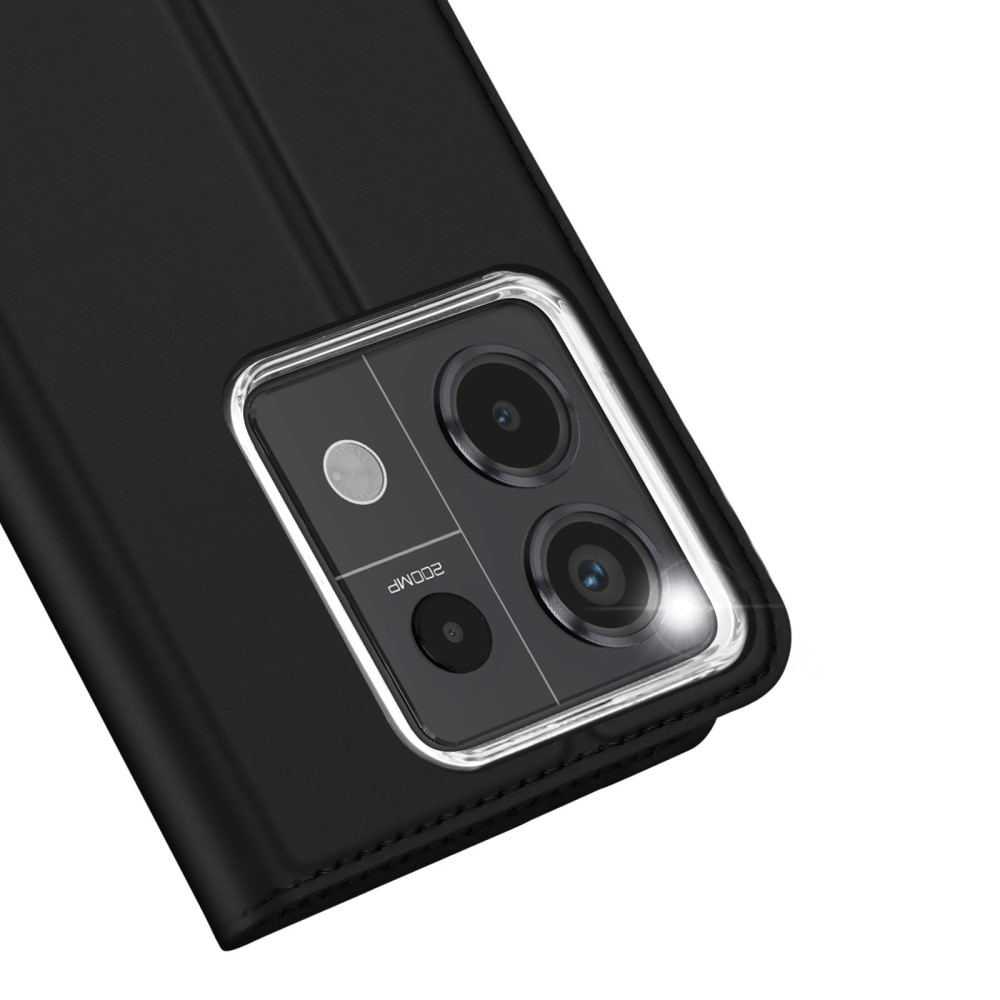 Étui portefeuille Skin Pro Series Xiaomi Redmi Note 13 Pro, Noir