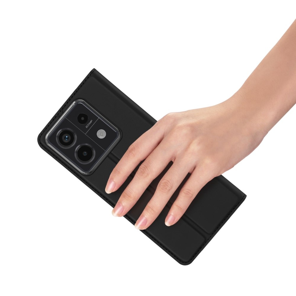 Étui portefeuille Skin Pro Series Xiaomi Redmi Note 13 Pro, Noir
