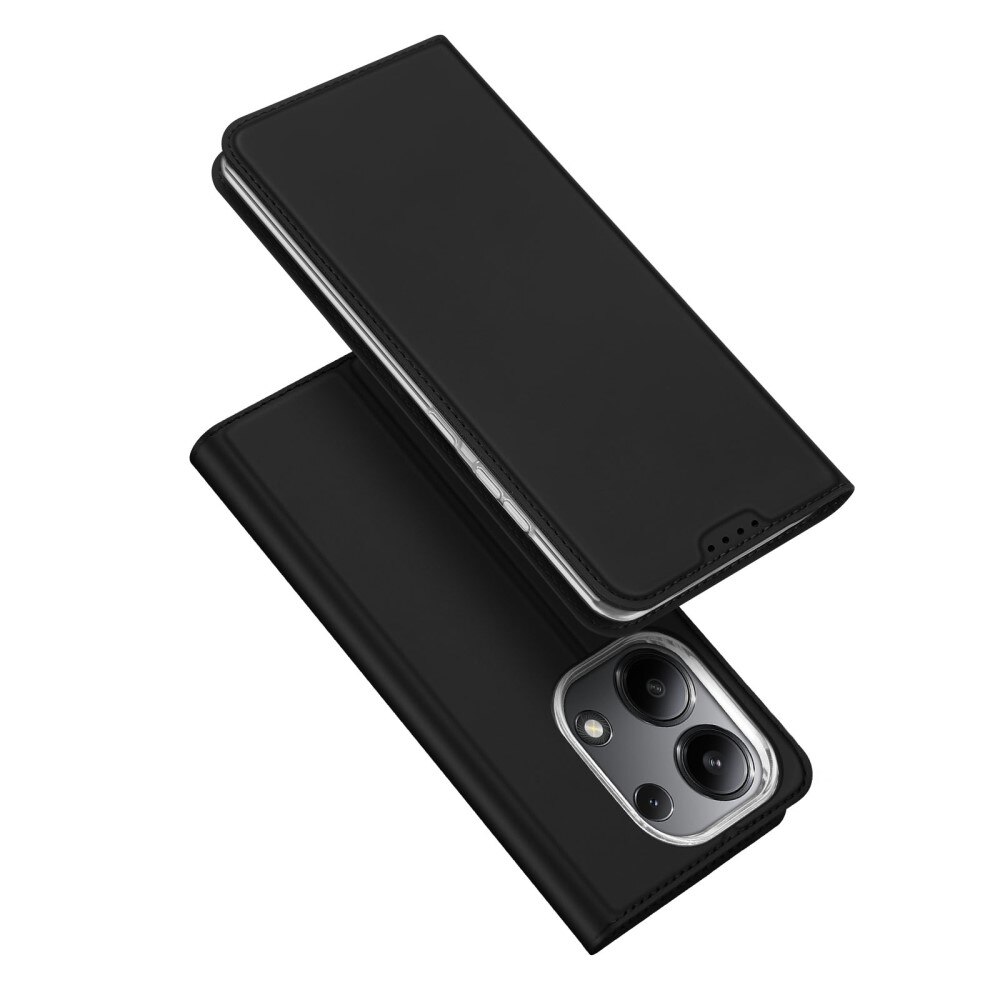 Étui portefeuille Skin Pro Series Xiaomi Redmi Note 13 4G, Noir