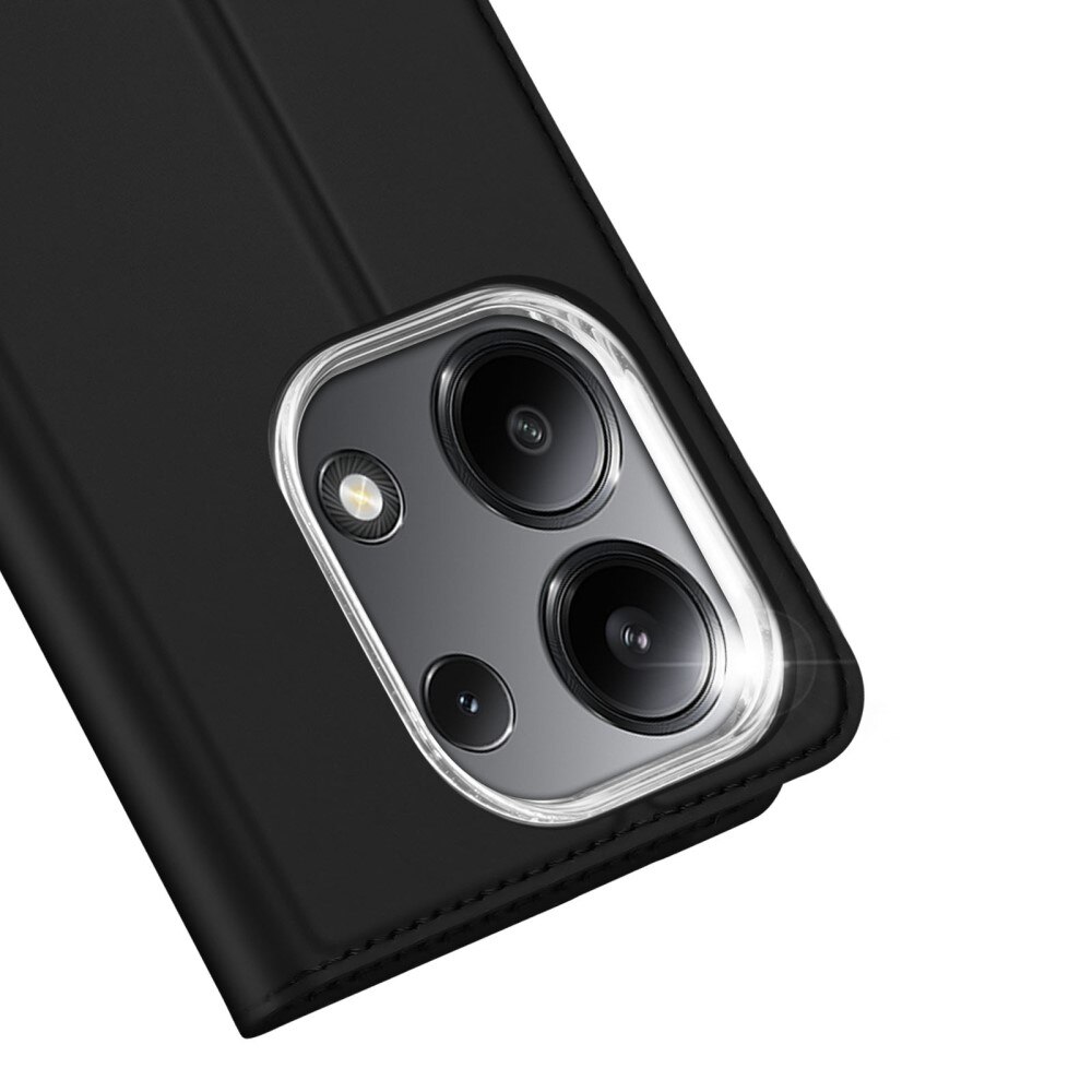 Étui portefeuille Skin Pro Series Xiaomi Redmi Note 13 4G, Noir