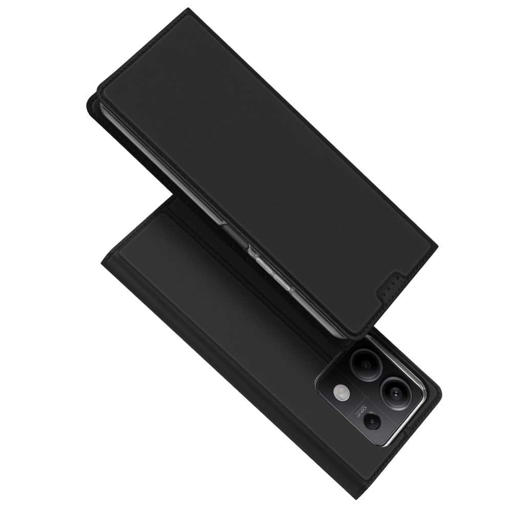 Étui portefeuille Skin Pro Series Xiaomi Redmi Note 13, Noir