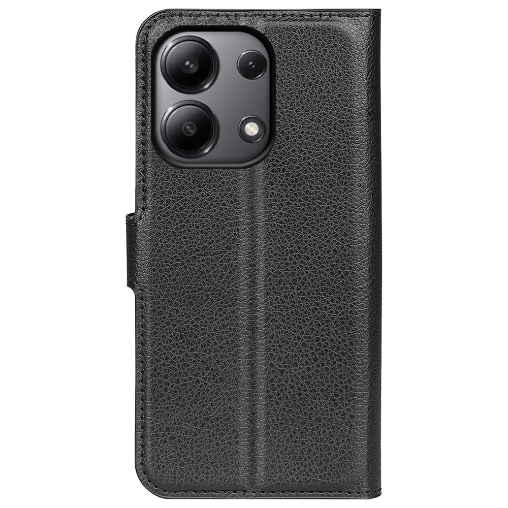 Coque portefeuille Xiaomi Redmi Note 13 4G, noir