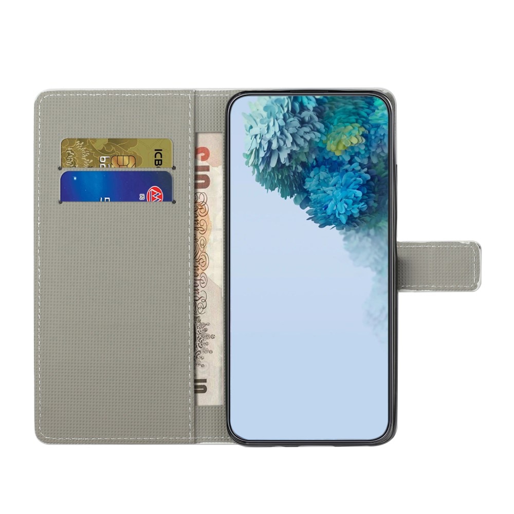 Étui portefeuille Samsung Galaxy Xcover 7, Fleurs de cerisier