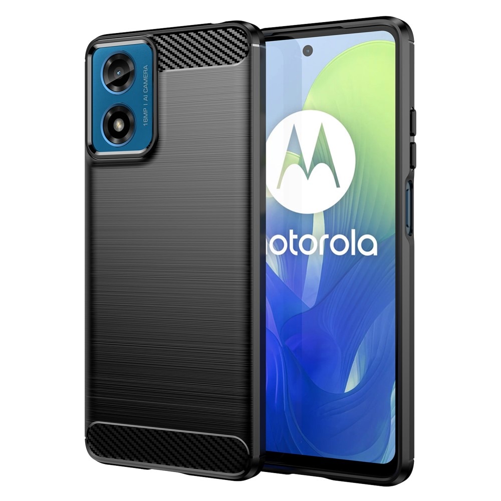 Coque TPU Brushed Motorola Moto G24, Black