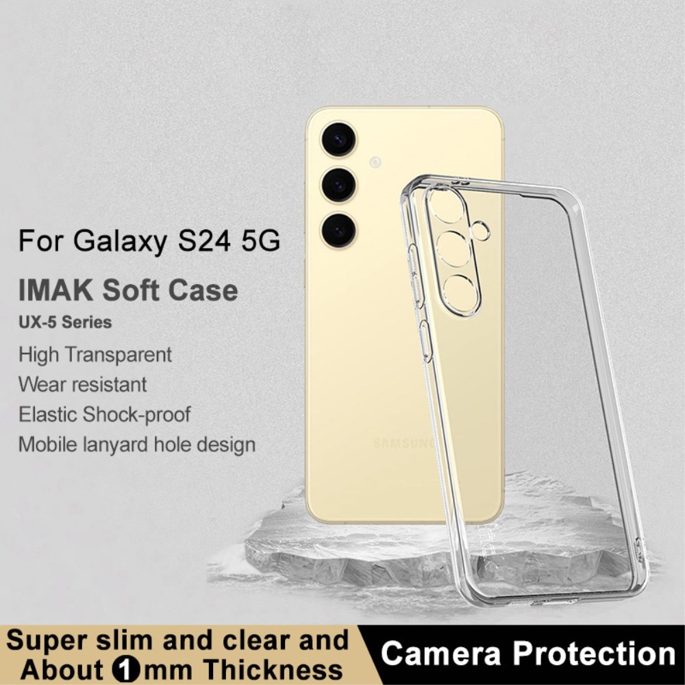 Coque TPU Case Samsung Galaxy S24, Crystal Clear